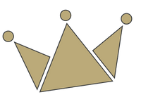 Gold crown logo